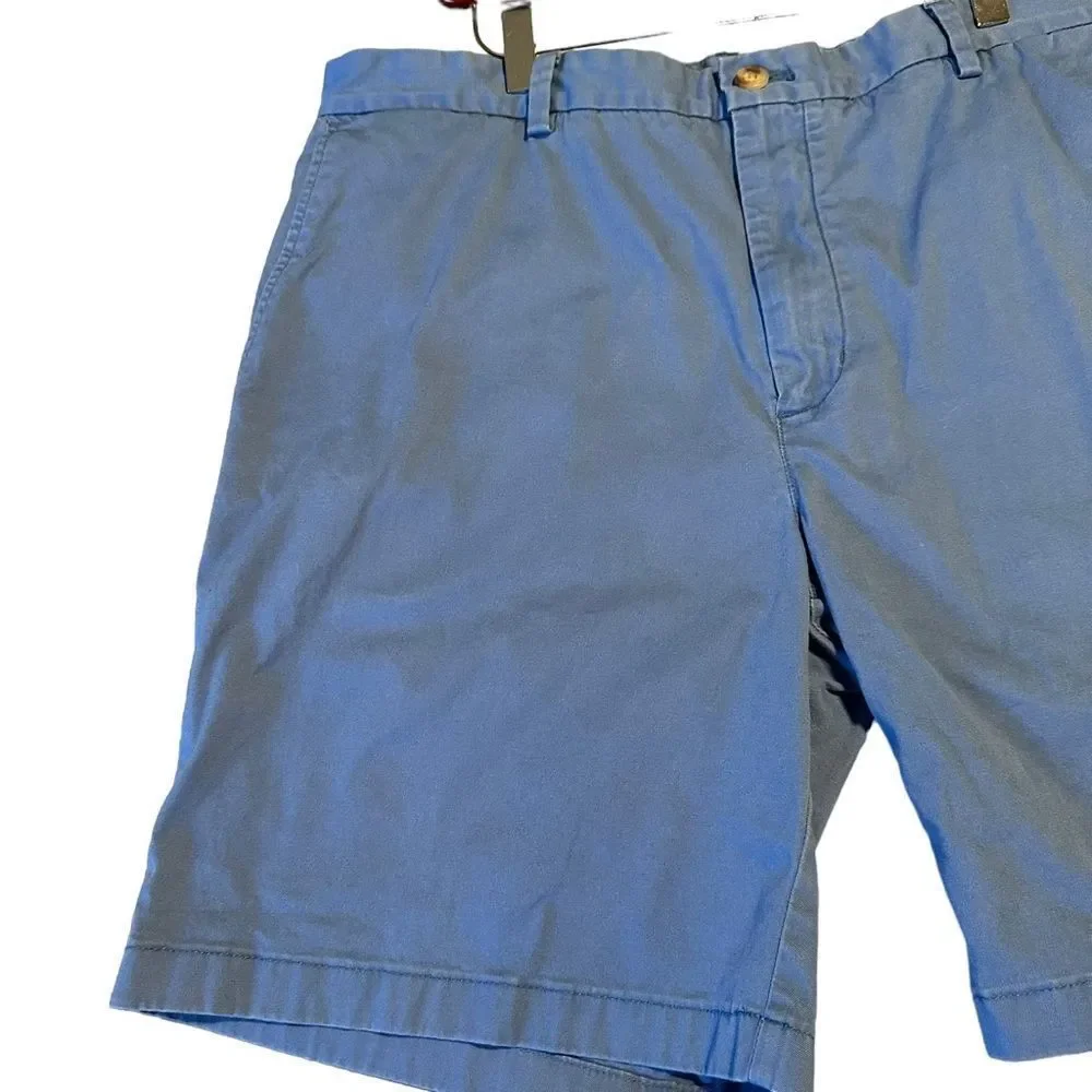 Vineyard Vines Men's Shorts Blue Breaker Short Cotton Size 40 Flat Front Casual‎